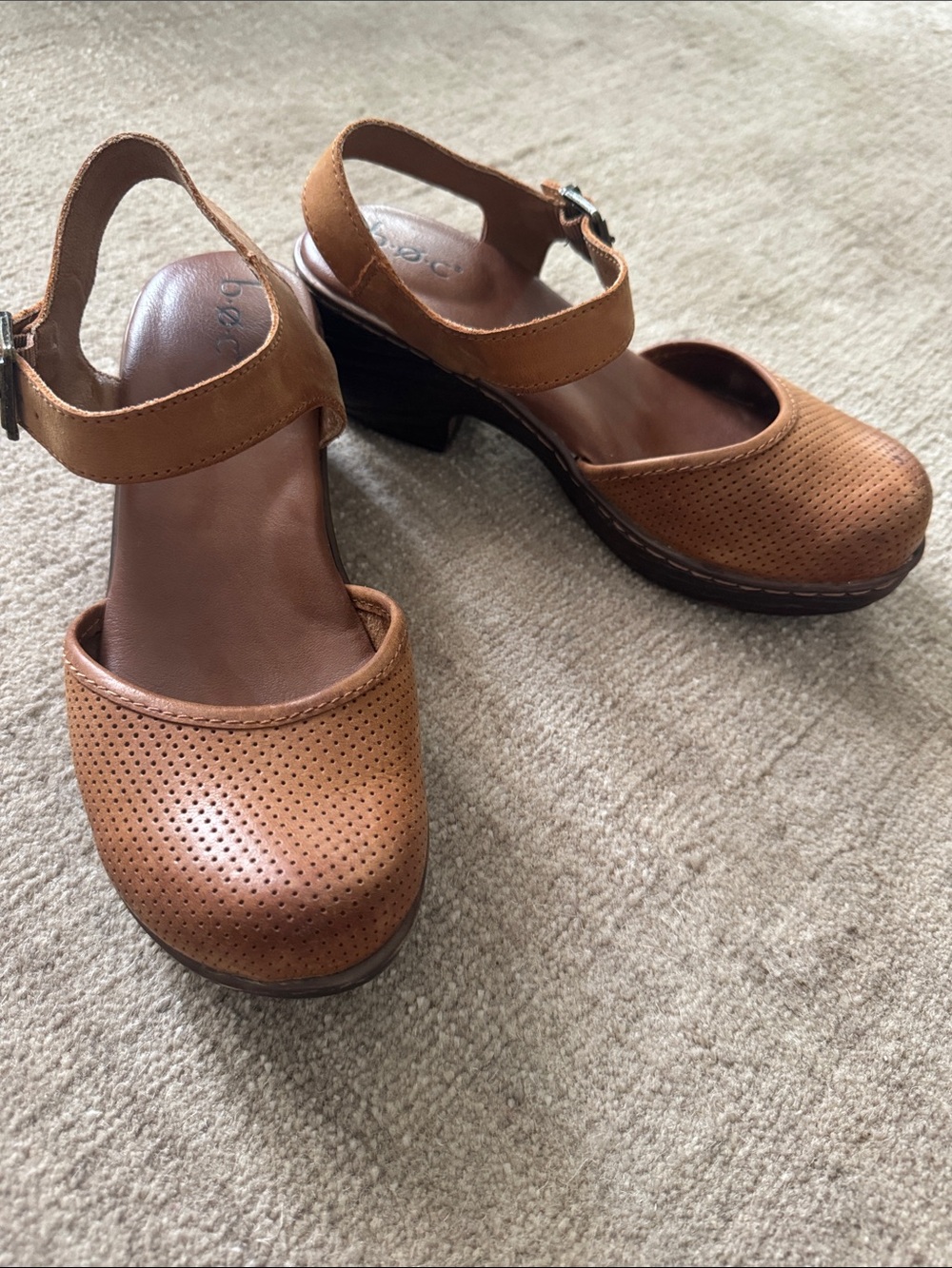 6 BOC heeled mules Mary Jane Heels